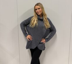 Olivia wrap polo Grey