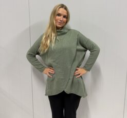 Olivia wrap polo Army