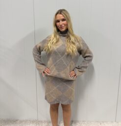 checkmate set - Taupe/Beige