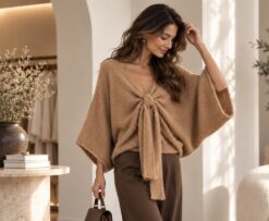 20/10 TWO WAYS Knit - 2 looks in one! Camel