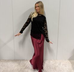 Glammy kjol wine